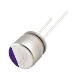 150 µF 50 V Aluminum - Polymer Capacitors Radial, Can 28mOhm 4000 Hrs @ 125°C - Rubycon