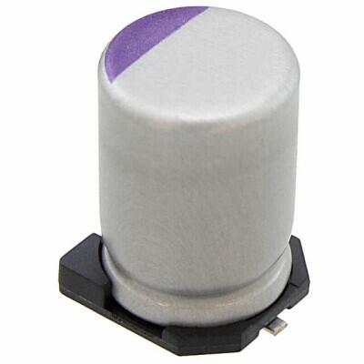 82 µF 35 V Aluminum - Polymer Capacitors Radial, Can - SMD 20mOhm 5000 Hrs @ 105°C - 1