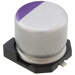 22 µF 35 V Aluminum - Polymer Capacitors Radial, Can - SMD 35mOhm 5000 Hrs @ 105°C - Panasonic Electronic Components