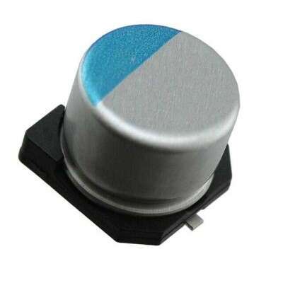 100 µF 16 V Aluminum - Polymer Capacitors Radial, Can - SMD 27mOhm 15000 Hrs @ 105°C - 1