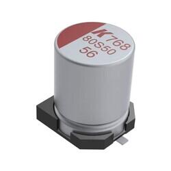 82µF 35V Aluminum - Polymer Capacitors Radial, Can - SMD 36mOhm 2000 Hrs @ 125°C - KEMET