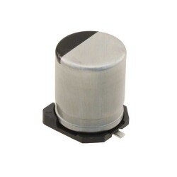 100 µF 35 V Aluminum - Polymer Capacitors Radial, Can - SMD 27mOhm 4000 Hrs @ 125°C - Panasonic Industry