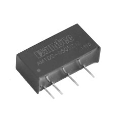 Isolated Module DC DC Converter 1 Output 15V 67mA 21.6V - 26.4V Input - aimtec