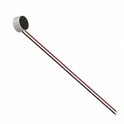 100 Hz ~ 10 kHz Analog Microphone Electret Condenser 1.5 V ~ 10 V Noise Cancelling (-54dB ±4dB) Wire Leads - PUI Audio, Inc.