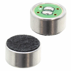 50 Hz ~ 16 kHz Analog Microphone Electret Condenser 1.5 V ~ 10 V Unidirectional (-47dB ±4dB) Solder Pads - PUI Audio, Inc.
