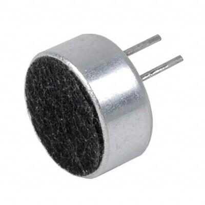 20 Hz ~ 20 kHz Analog Microphone Electret Condenser 3 V ~ 10 V Omnidirectional (-44dB ±2dB) PC Pins - 1