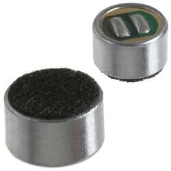 30 Hz ~ 15 kHz Analog Microphone Electret Condenser 2 V ~ 10 V Omnidirectional (-42dB ±3dB) Solder Pads - PUI Audio, Inc.