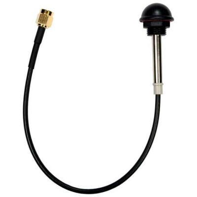 RF ANTENNA 802.11, 802.15.4, Bluetooth, WiFi 4, WiFi 5, WiFi 6, ZigBee Dome SMA Male Panel Mount - 1