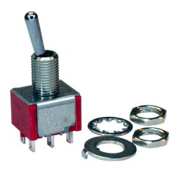 Toggle Switch DPDT Panel Mount - CIT Relay and Switch