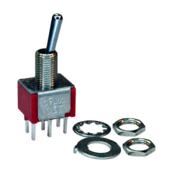 Toggle Switch DPDT Through Hole - CIT Relay and Switch
