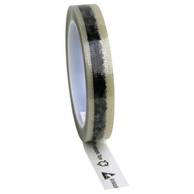 Antistatic - ESD Symbols Tape Rubber Adhesive Clear 0.75