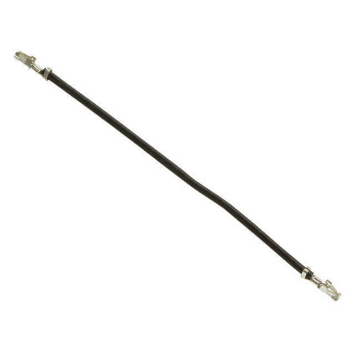 Black 22 AWG Jumper Lead Socket to Socket Tin 12.0