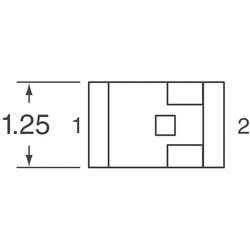 Infrared (IR) Emitter 940nm 1.2V 50mA 1.2mW/sr @ 20mA 120° 0805 (2012 Metric) - 3