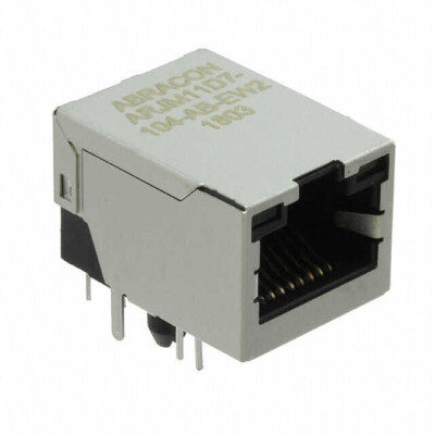 1 Port RJ45 Through Hole 10/100 Base-T, Power over Ethernet (PoE) - 1