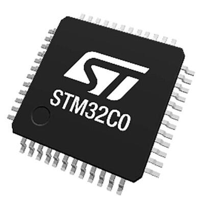 ARM® Cortex®-M0+ STM32C0 Microcontroller IC 32-Bit 48MHz 16KB (16K x 8) FLASH 28-UFQFPN (4x4) - 1