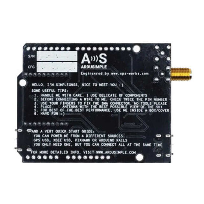 simpleGNSS Pro - NEO-F10N - Cellular, GNSS (Beidou, Galileo, GLONASS, GPS, NavIC, QZSS) Navigation, Transceiver Evaluation Board - 2