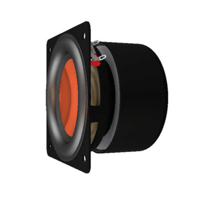 8 Ohms Full Range Speaker 15 W 60 Hz ~ 40 kHz Top Round, Square Frame - 1