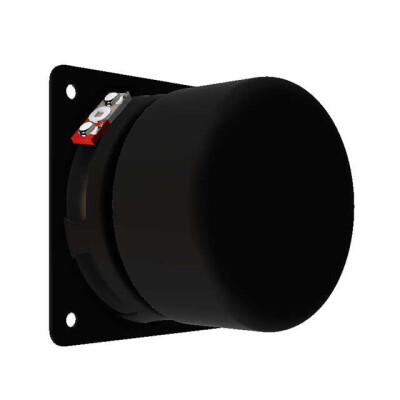 8 Ohms Full Range Speaker 15 W 60 Hz ~ 40 kHz Top Round, Square Frame - 2