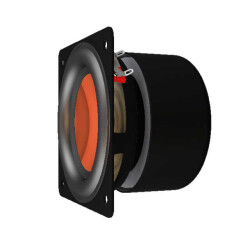 8 Ohms Full Range Speaker 15 W 60 Hz ~ 40 kHz Top Round, Square Frame - PUI Audio, Inc.