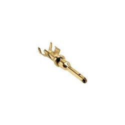 Pin Contact Gold Crimp 14-16 AWG Signal, Stamped - Amphenol Sine Systems Corp