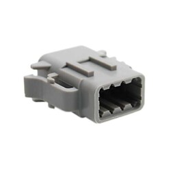 8 Rectangular Connectors - Housings Plug Gray - Amphenol Sine Systems Corp