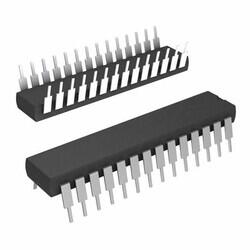 AVR AVR® ATmega Microcontroller IC 8-Bit 10MHz 16KB (8K x 16) FLASH 28-PDIP - Microchip Technology