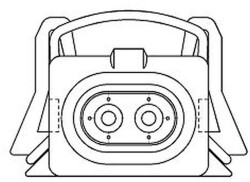 Automotive Connectors 2 Way F M/P 280 Sealed - Aptiv (formerly Delphi)