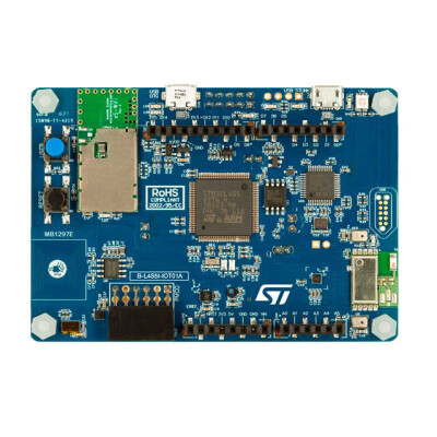 SPBTLE-RF, STM32L4S5 STM32L4+ Transceiver; 802.11 b/g/n (Wi-Fi, WiFi, WLAN), Bluetooth® Smart 4.x Low Energy (BLE) 2.4GHz Evaluation Board - 1