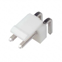 Connector Header Through Hole, Right Angle 2 position 0.156