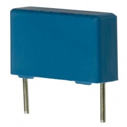 4.7 µF Film Capacitor 40V 63V Polyester, Polyethylene Terephthalate (PET), Metallized - Stacked Radial - 1