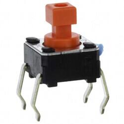 Tactile Switch SPST-NO Top Actuated Through Hole - Omron Electronics Inc-EMC Div
