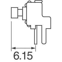 Tactile Switch SPST-NO Side Actuated Through Hole, Right Angle - Omron Electronics Inc-EMC Div (1)