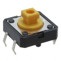 Tactile Switch SPST-NO Top Actuated Through Hole - Omron Electronics Inc-EMC Div