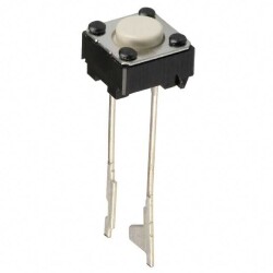 Tactile Switch SPST-NO Top Actuated Through Hole - Omron Electronics Inc-EMC Div