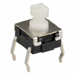 Tactile Switch SPST-NO Top Actuated Through Hole - Omron Electronics Inc-EMC Div