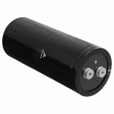 12000 µF 450 V Aluminum Electrolytic Capacitors Radial, Can - Screw Terminals 9mOhm @ 100Hz 12000 Hrs @ 85°C - 1