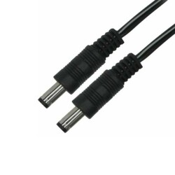 Cable Assembly 2.1mm ID, 5.5mm OD Plug to Plug Flat 6.0' (1.83m) - Ease Electronics