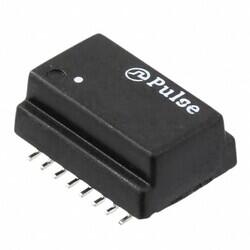 350µH LAN 10/100 Base-T Pulse Transformer 1CT:1CT Transmitter, 1CT:1CT Receiver Surface Mount - Pulse Electronics Network