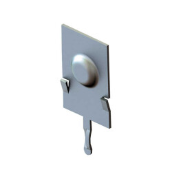 Battery Contact Solid (Positive) Multiple Cell Solder Lug - Keystone Electronics