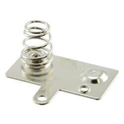 Battery Contact Spring and Solid Button Multiple 2 Cell Solder Lug - Keystone Electronics