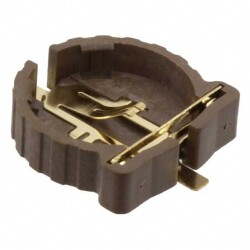 Battery Holder (Open) Coin, 12.5mm 1 Cell SMD (SMT) Tab - Keystone Electronics