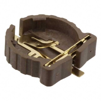 Battery Holder (Open) Coin, 12.5mm 1 Cell SMD (SMT) Tab - 1