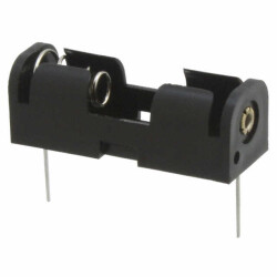 Battery Holder (Open) A23 1 Cell PC Pin - MPD (Memory Protection Devices)