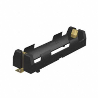 Battery Holder (Open) 18650 1 Cell SMD (SMT) Tab - 1