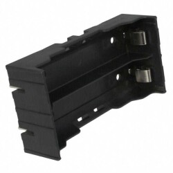 Battery Holder (Open) 18650 2 Cell PC Pin - MPD (Memory Protection Devices)