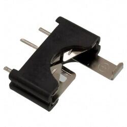 Battery Holder (Open) Coin, 12.5mm 1 Cell PC Pin - 1