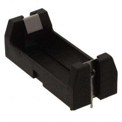 Battery Holder (Open) CR123A 1 Cell PC Pin - 1