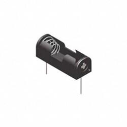 Battery Holder (Open) N 1 Cell PC Pin - Keystone Electronics
