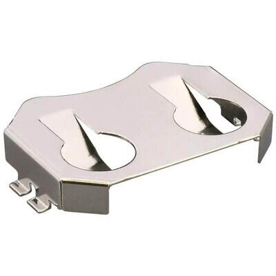 Battery Retainer Coin, 20.0mm 1 Cell SMD (SMT) Tab - 1