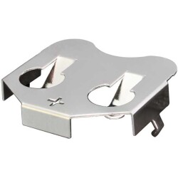 Battery Retainer Coin, 20.0mm 1 Cell PC Pin - TE Connectivity Linx